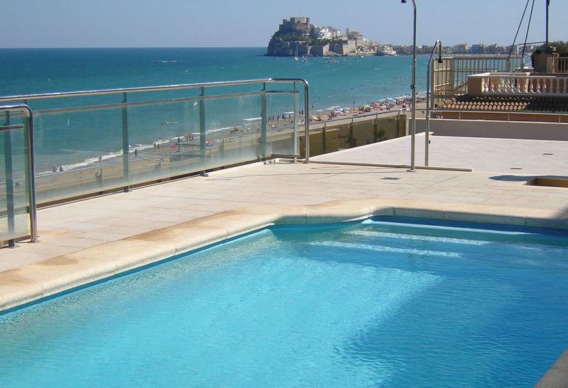 Apartamento Con Aire Acondicionado En 1ª Linea De Playa Edificio Moli De Vent Peñíscola Exteriér fotografie